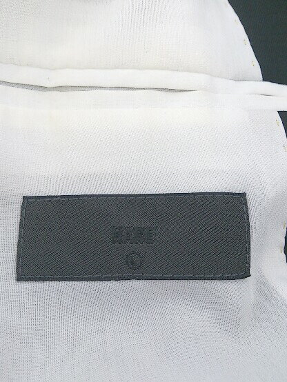 ◇ HARE ハレ 長袖 テーラード ジャケット サイズL ブラック メンズ P 【中古】