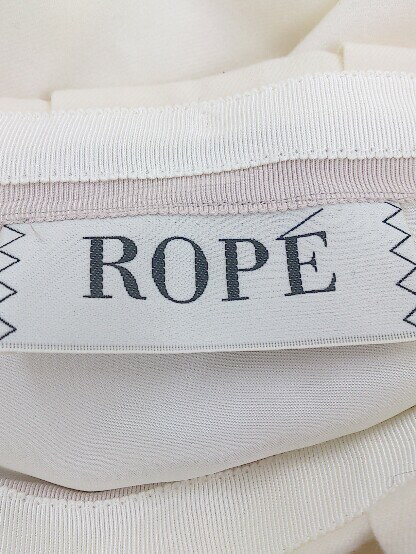 ◇ ROPE' ロペ 膝丈 プリーツ スカート サイズ38 ベージュ レディース P 【中古】