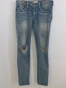 ◇ Ungrid アングリッド ダメージ加工 ジーンズ デニム パンツ サイズ24 ブルー系 レディース P 【中古】
