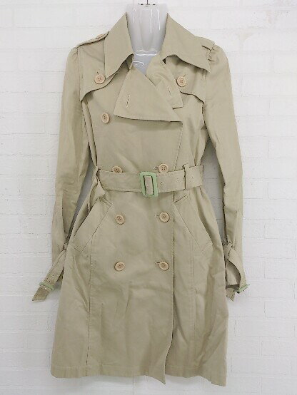 ◇ ◎ FREE'S PHRASE フリーズフレーズ 長袖 トレンチコート サイズS ベージュ レディース P 【中古】