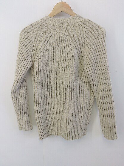 ◇ SALOON by BABYLONE サルーンバイバビロン 長袖 ニット カーディガン サイズF ベージュ レディース P 【中古】