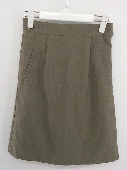 ◇ URBAN RESEARCH Sonny Label バックウエストゴム 膝丈 台形 スカート サイズ F ブラウン レディース P 【中古】