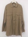 ◇ Ungrid アングリッド 長袖 シャツ サイズ165-170 M S 7 8 キャメル ブラウン系 メンズ P 【中古】