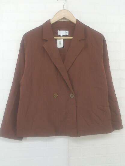 ◇ LAKOLE ラコレ 2B 長袖 テーラードジャケット サイズS ブラウン系 レディース P 【中古】