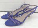 ◇ Odette e Odile UNITED ARROWS オープントゥ ヒールサンダル サイズ23 1/2 パープル レディース P 【中古】(4)