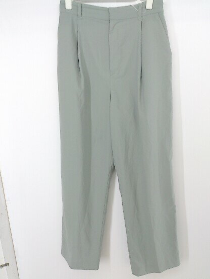 ◇ Ray BEAMS レイ ビームス ワンタック パンツ サイズ0 グリーン系 レディース P 【中古】