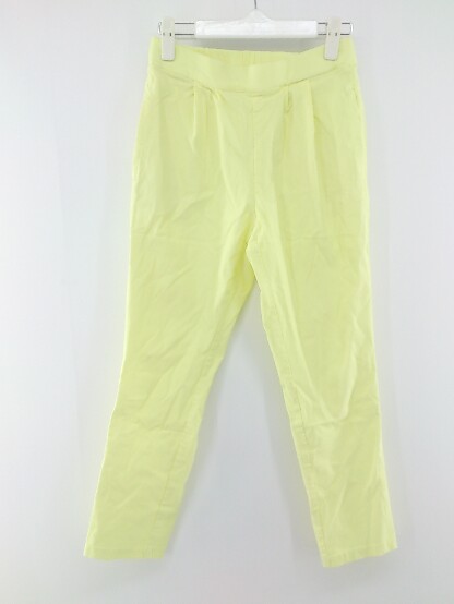 ◇ Bou Jeloud ブージュルード テーパード パンツ サイズ40 イエロー レディース P 【中古】