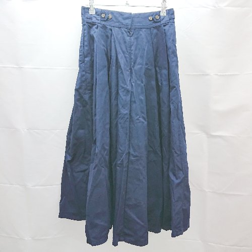 ◇ Cafelly シンプル 綺麗め 大人 ロング フレア スカート サイズL ブルー レディース E 【中古】 ◇ Cafelly シンプル 綺麗め 大人 ロング フレア スカート サイズL ブルー レディース E 【中古】