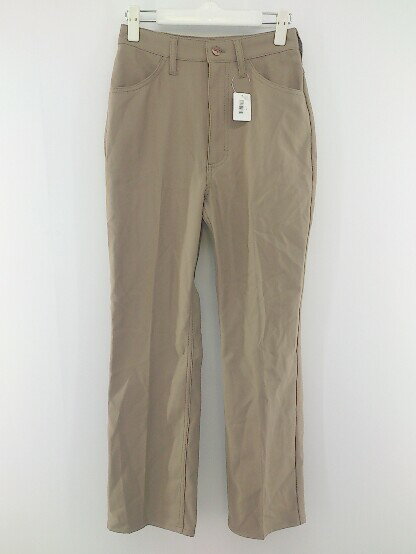 ◇ Wrangler ラングラー センタープレス テーパード パンツ サイズXS ブラウン系 レディース P 【中古】