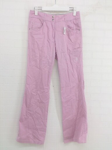 ◇ Munsingwear マンシングウェア コットン パンツ サイズ9 ピンク レディース P 【中古】 ◇ Munsingwear マンシングウェア コットン パンツ サイズ9 ピンク レディース P 【中古】