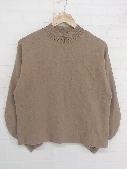 ◇ Simplicite シンプリシテェ ハイネック 長袖 ニット セーター サイズF ブラウン系 レディース P 【中古】