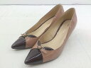 ◇ Odette e Odile UNITED ARROWS ポインテッドトゥ パンプス シューズ サイズ23cm ベージュ系 ブラウン系 レディース P 【中...
