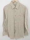 ◇ LYLE&SCOTT ライルアンドスコット チェック 長袖 シャツ サイズL ベージュ系 メンズ P 【中古】