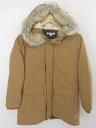 ◇ GLOBAL WORK キッズ 子供服 中綿 フェイクファー 長袖 ジップアップ ジャケット サイズM ブラウン レディース メンズ P 【中古】