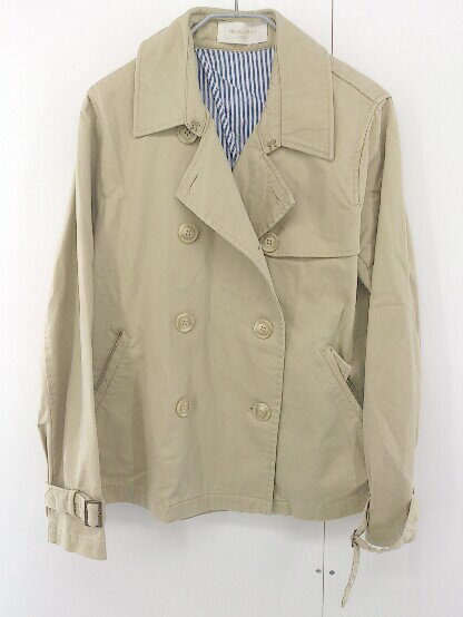 ◇ chocol raffine robe 長袖 コート ジャケット ベージュ レディース P 【中古】