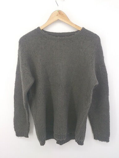 ◇ antiqua tree cafe アンティカ ツリーカフェ 長袖 ニット セーター サイズM グレー系 レディース P 【中古】 ◇ antiqua tree cafe アンティカ ツリーカフェ 長袖 ニット セーター サイズM グレー系 レディース P 【中古】