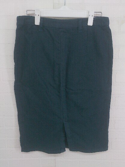 ◇ BEAMS HEART ビームスハート 膝丈 タイト スカート サイズ1 ブルー レディース P 【中古】