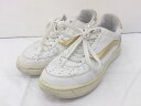 ◇ VANS ヴァンズ V2001GS スニーカー シューズ サイズ23cm ホワイト ゴールド レディース P 【中古】