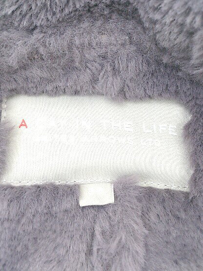 ■ A day in the life UNITED ARROWS 裏ボア スウェード フーディー 長袖 コート ダークブラウン レディース P 【中古】