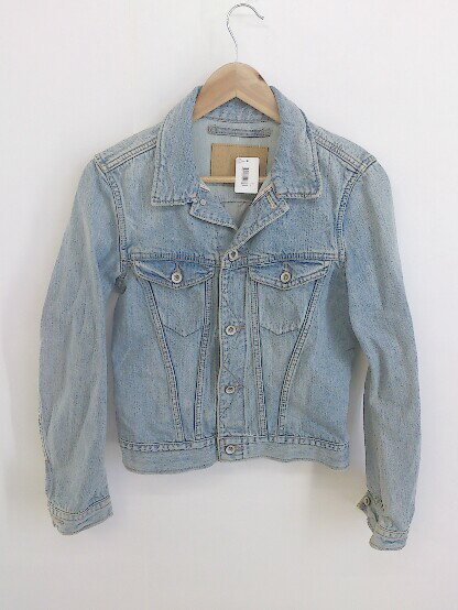 ◇ GOA SUPPLY CO. 長袖 デニム ジャケット Gジャン サイズS ライトブルー レディース P 【中古】