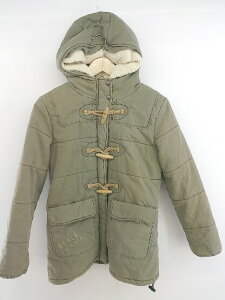 ■ ◎ OP Ocean Pacific オーシャンパシフィック ボアライナー付 ジップ ジャケット サイズM カーキ レディース P 【中古】