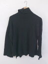 ◇ Vicente ヴィセンテ タートルネック サイドスリット 長袖 ニット セーター サイズF ブラック レディース P 【中古】