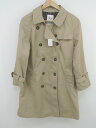 ◇ E hyphen world gallery バックスリット 長袖 トレンチコート サイズM ベージュ系 レディース P 【中古】