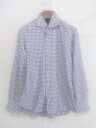 ◇ THE SHOP TK MIXPICE チェック 長袖 シャツ サイズM ホワイト ブルー レッド系 メンズ P 【中古】