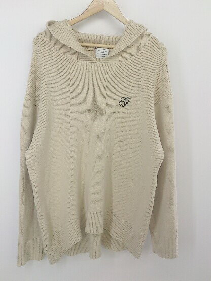 ◇ ANDGEEBEE アンジービー ニット 長袖 プルオーバー パーカー サイズM ベージュ系 レディース メンズ P 【中古】