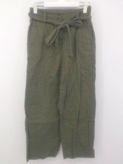 ◇ ◎ BEAMS LIGHTS ビームス ライツ リネン混 パンツ サイズ36 カーキ レディース P 【中古】(4)