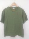 ◇ Champion チャンピオン 半袖 Tシャツ カットソー サイズL カーキ メンズ P 【中古】