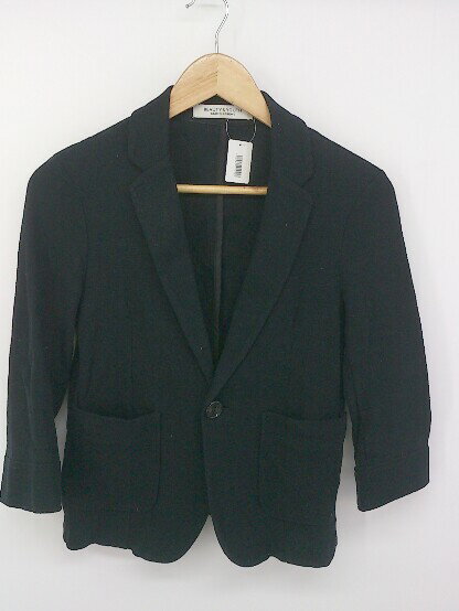 ◇ BEAUTY & YOUTH UNITED ARROWS 1B シングル 七分袖 テーラード ジャケット ブラック レディース P 【中古】