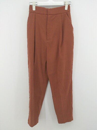 ◇ select MOCA セレクトモカ タック ウエストゴム テーパードパンツ サイズF テラコッタ系 レディース P 【中古】 ◇ select MOCA セレクトモカ タック ウエストゴム テーパードパンツ サイズF テラコッタ系 レディース P 【中古】