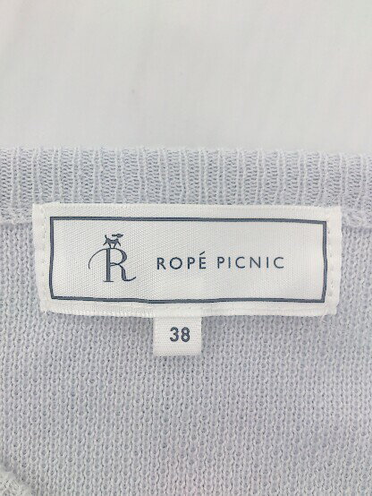 ◇ ROPE PICNIC ロペピクニック 長袖 ニット セーター サイズ38 ブルー系 レディース P 【中古】