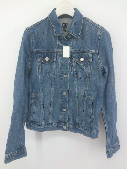 ◇ GAP DENIM ギャップ 長袖 デニム ジャケット Gジャン サイズXS ブルー系 レディース P 【中古】