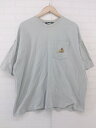 ◇ kutir クティール プリント 七分袖 Tシャツ カットソー サイズM グレー系 イエロー系 マルチ メンズ P 【中古】