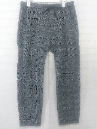 ◇ THE SHOP TK ザ ショップ ティーケー チェック パンツ サイズM ホワイト系 ブラック メンズ P 【中古】 ◇ THE SHOP TK ザ ショップ ティーケー チェック パンツ サイズM ホワイト系 ブラック メンズ P 【中古】