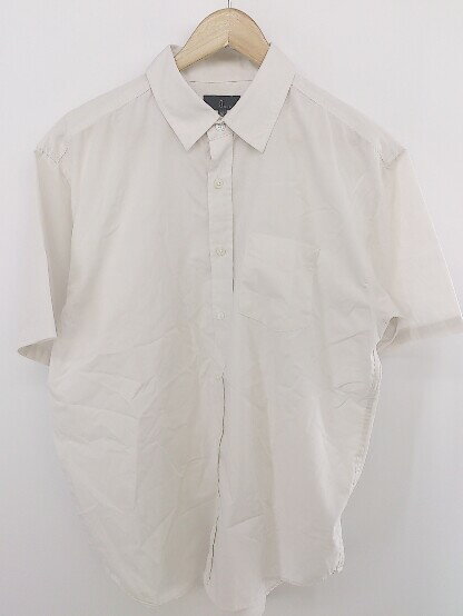 ◇ ◎ ZIP FIVE ジップファイブ 半袖 シャツ サイズXL ホワイト系 メンズ P 【中古】