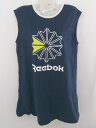 ◇ Reebok リーボック ノースリーブ ミニ チュニック ワンピース サイズF ネイビー レディース P 【中古】