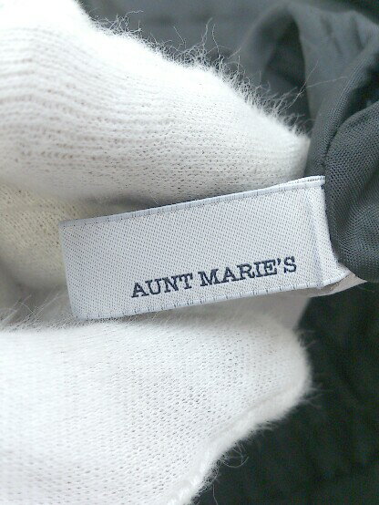 ◇ Aunt Marie's アントマリーズ ロング ナロー スカート サイズF ブラック レディース P 【中古】