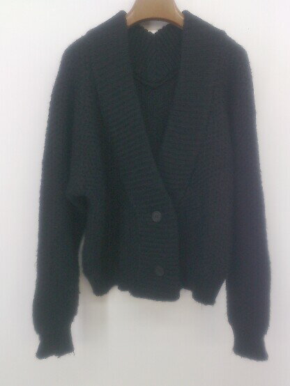 ◇ URBAN RESEARCH アーバンリサーチ Vネック 長袖 ニット カーディガン サイズF ブラック レディース P 【中古】