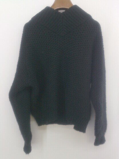 ◇ URBAN RESEARCH アーバンリサーチ Vネック 長袖 ニット カーディガン サイズF ブラック レディース P 【中古】