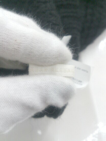 ◇ URBAN RESEARCH アーバンリサーチ Vネック 長袖 ニット カーディガン サイズF ブラック レディース P 【中古】