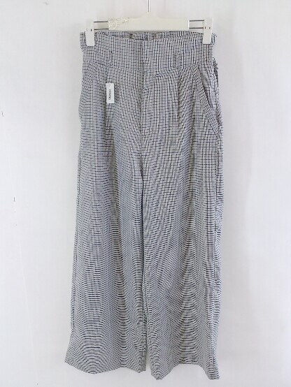 ◇ archives アルシーヴ 総柄 ワイド パンツ サイズM グレー ブラック レディース P 【中古】(4)
