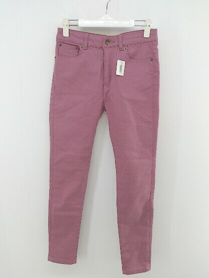 ◇ JEANASIS ジーナシス ストレッチ スキニー パンツ サイズM ピンク系 レディース P 【中古】