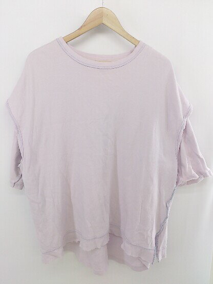 ◇ FREAK'S STORE フリークスストア レイヤード Tシャツ カットソー アンサンブル サイズ F ライトパープル系 レディース P 【中古】(4)