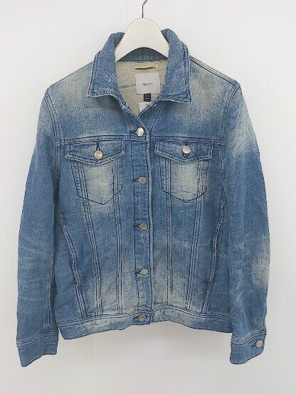 ◇ oblekt オブレクト 長袖 デニム ジャケット Gジャン サイズF インディゴ レディース P 【中古】