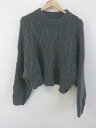 ◇ select MOCA セレクト モカ 長袖 ニット セーター サイズF グレー系 レディース P 【中古】