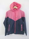 ◇ Champion チャンピオン キッズ 子供服 長袖 ジップアップ パーカー サイズ160 ピンク系 ネイビー系 レディース P 【中古】