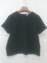 ◇ LE JOUR ル ジュール バックジップ 半袖 カットソー プルオーバー サイズ38 ブラック レディース P 【中古】(4)